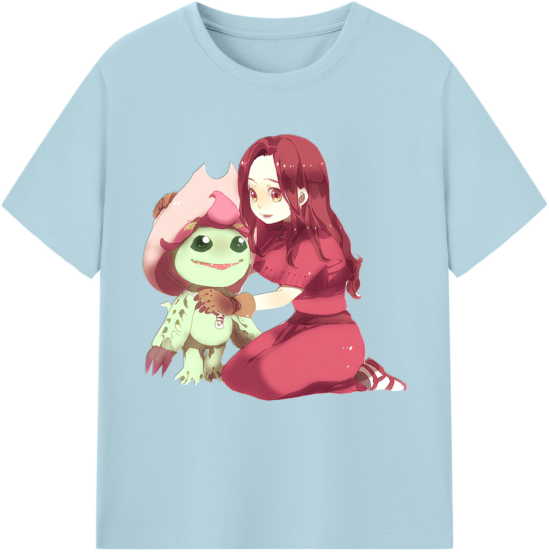 （画像用） Digimon デジタルモンスター/デジモン 綿100％半袖Tシャツ（フロントプリント）